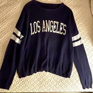 Los Angeles print sweater